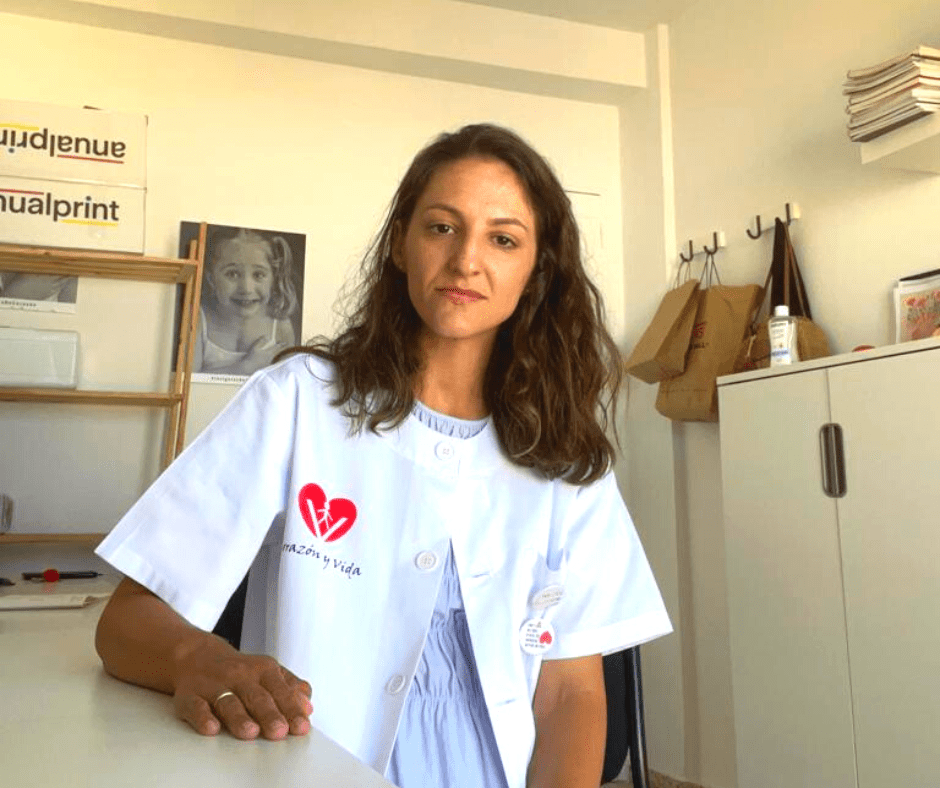 Ines Roldan forma parte del equipo de psicologas de corazon y vida