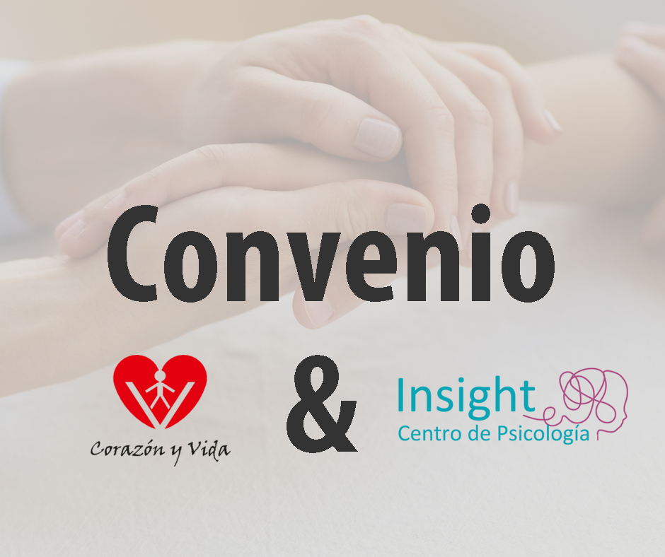 convenio de colaboracion corazon y vida y insight centro de psicologia